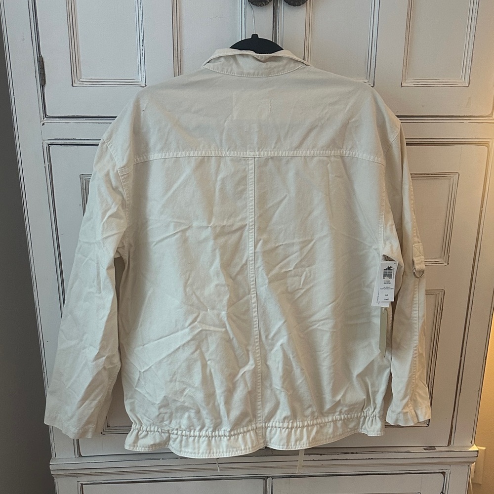 Aritzia Wilfred Free Cream Jacket - Picture 2 of 5